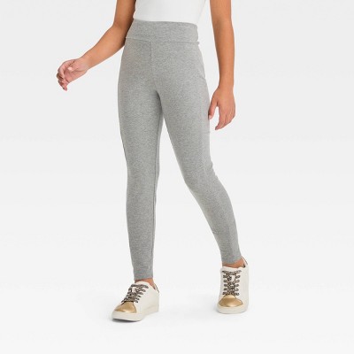 Girls' Leggings - Cat & Jack™ Heather Gray S : Target