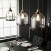 Quorum Lighting Banded Dome 1 - Light Pendant in  Aged Brass/Oiled Bronze - 3 of 3