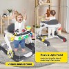 Kinder King 5-in-1 Baby Walker with Music & Lights, Activity Center for Toddler, Adjustable Height, Safety Bumper - 4 of 4