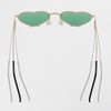 Anna-Kaci Women's Stylish Heart-Shaped Polarized Sunglasses UV400 Protection for Outdoor Activities - 4 of 4