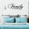 Unique Bargains Family Text Pattern Home Living Room Removable Wall Sticker Art Decals - 4 of 4