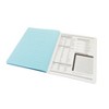 Pacon® Pastel Composition Book, Blue Marble Cover, Light Blue Sheets, 3/8" Ruled, 9-3/4" x 7-1/2", 100 Sheets, Pack of 6 - 4 of 4
