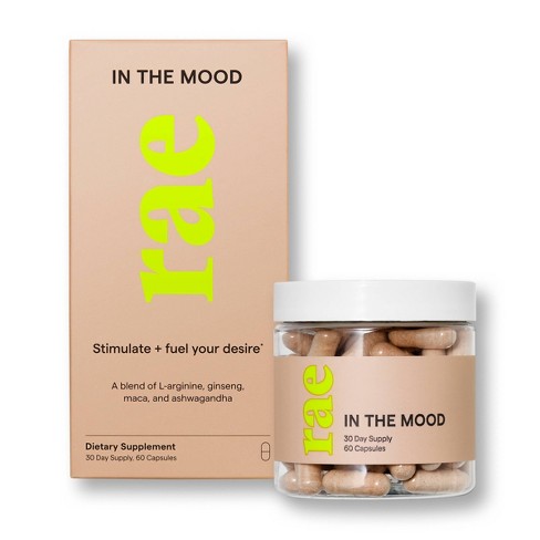 Rae In The Mood Dietary Supplement Vegan Capsules For Libido And