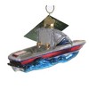 Old World Christmas 2.0 Inch Ski Boat Water Skiers Fun Sun Tree Ornaments - 2 of 3