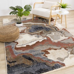Rug Branch Contemporary Organic Beige Indoor Area Rug - 1 of 4