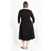 Women's Plus Size Presley Dress - black | CITY CHIC - image 2 of 4