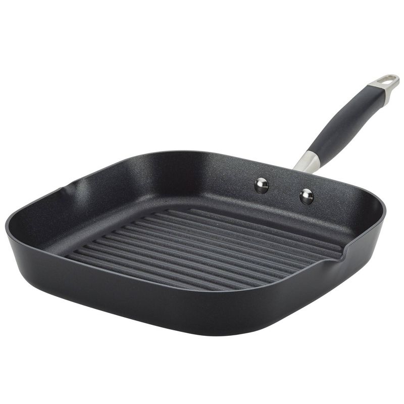 Anolon Advanced Home 11&#34; Deep Square Grill Pan with Pour Spouts Onyx, 1 of 10