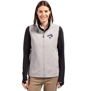 Toronto Blue Jays Cutter & Buck Charter Eco Recycled Full-Zip Womens Vest - 1 of 1
