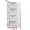 Kings Brand Furniture Lyons 4-Tier Corner Kitchen Pantry Storage Cabinet with 8 Doors - 4 of 4