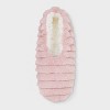 Women's Faux Fur Cozy Pull-On Slipper Socks with Grippers - Auden™ - 3 of 4