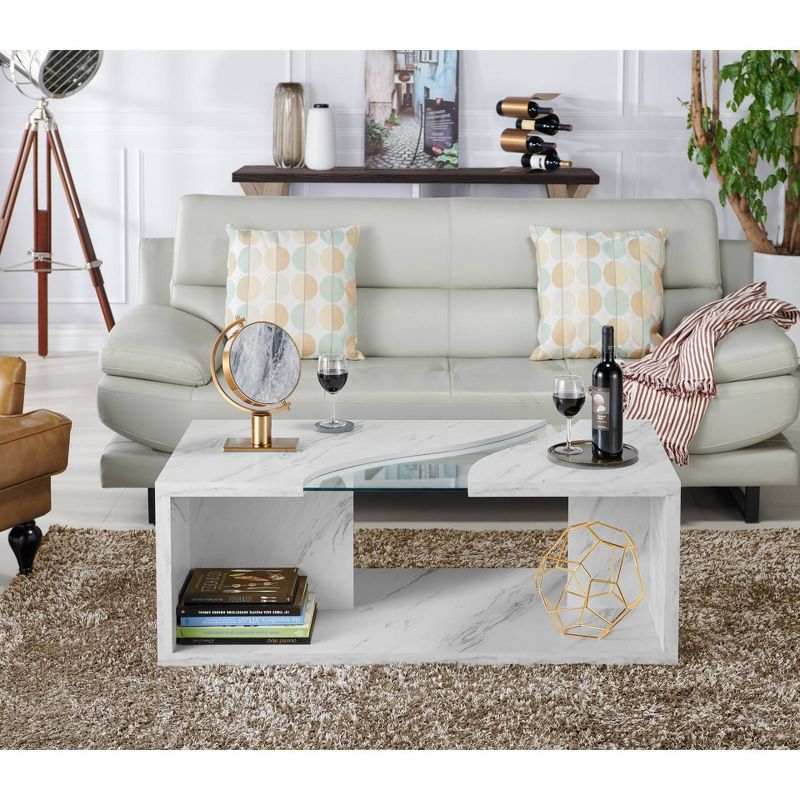 Gustave Coffee Table Winter White/Gray - HOMES: Inside + Out, 6 of 10