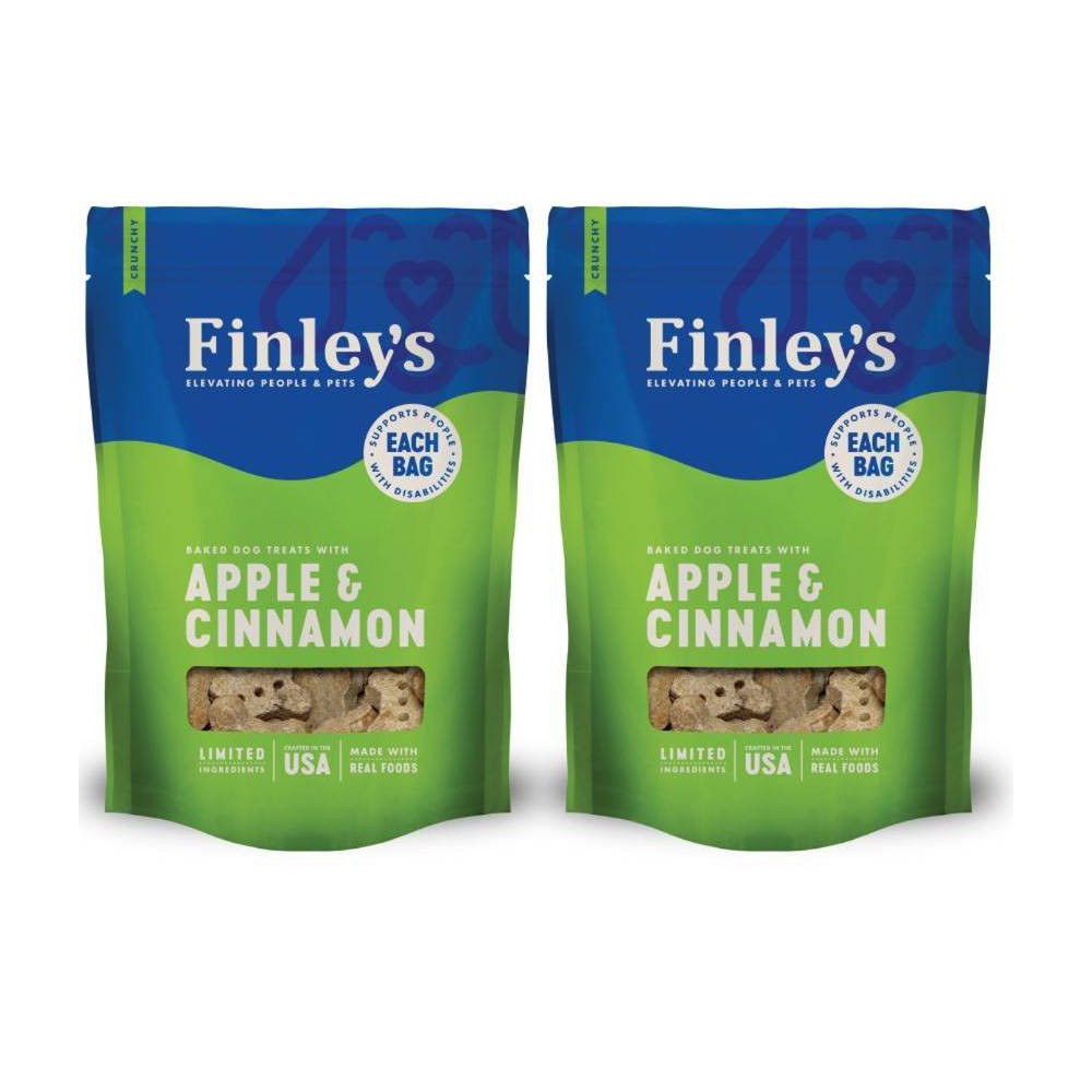 Photos - Dog Food Finley's All Natural Apple and Cinnamon Biscuit Dog Treats - 24oz