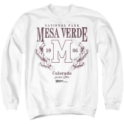 Men's Mesa Verde National Park Prickly Pear Wreath Crewneck Sweatshirt