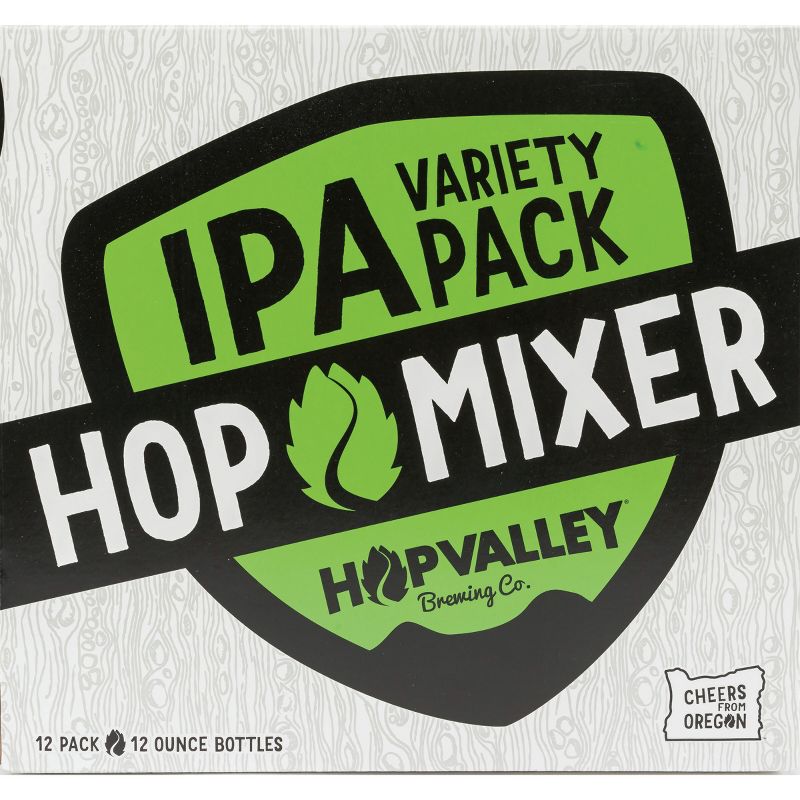 Hop Valley Brewing IPA Variety Pack - 12pk/12 fl oz Bottles, 4 of 5
