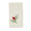 Saro Lifestyle Embroidered Holly Table Mats & Napkins 8 pcs Set (4 Placemats, 4 Napkins) - 4 of 4