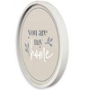 Creative Products You Are My Home 20 x 20 Round White Framed Print - 2 of 4