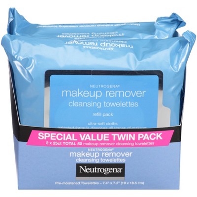 Neutrogena Makeup Remover Cleansing Towelettes Refill Pack - 2pk