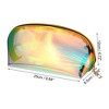 Unique Bargains Travel Toiletry Bag Makeup Bag OrganizerCosmetic Bag Waterproof TPU Multicolor 1PC - 4 of 4