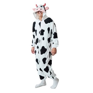 Cow Adult Hooded Kigurumi - 1 of 4