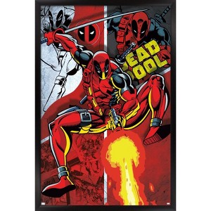Trends International Marvel Comics - Deadpool - Collage Framed Wall Poster Prints - 1 of 4