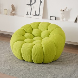 WJShome Bubble Couch,48.43inch Loveseat Sofa,Lazy Floor Sofa,Curved Couch For Living Room, Office, Apartment, No-Assembly - 1 of 4