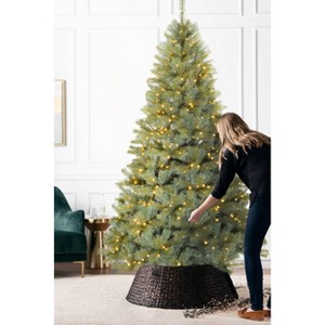 Perfect Holiday 5' Pre-lit Classic Spruce Tree with Metal Stand and Instant Connect - 1 of 4