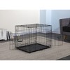 Go Pet Club 2 Door Foldable Metal Dog Crate 19" to 54" Long MLD-19 - 2 of 2