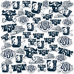 Utah State University Spirit Logos 50Ct Sticker Pack Miscellaneous 50 Ct. Sticker Pack - 1 of 4