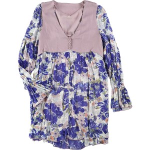 Free People Womens Alice Floral Mini Dress - 1 of 1