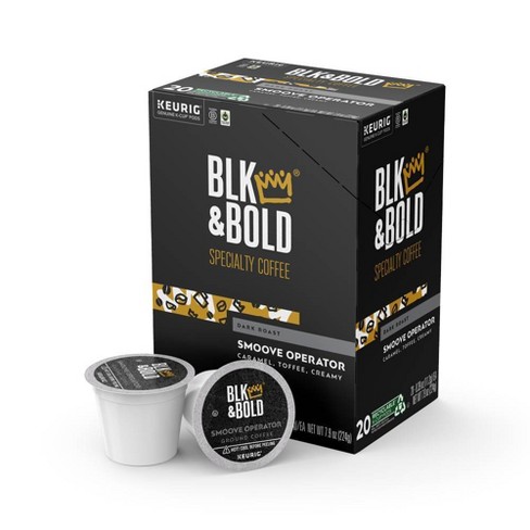 Blk & Bold Smoove Operator Dark Roast - Keurig K-cup Coffee Pods 20ct :  Target