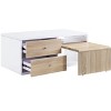 Verux White High Gloss Finish Coffee Table - 2 of 4