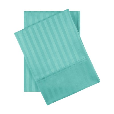 Premium 600-Thread Count Cotton Stripe 2-Piece Pillowcase Set by Blue Nile Mills