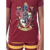 Harry Potter Big Girls' Hogwarts House Crest Jogger Pajama Set-All Houses - 3 of 3