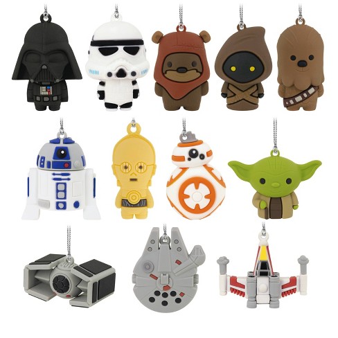 Hallmark Ornaments (Star Wars: The Mandalorian The Mandalorian and Grogu  Funko POP!), Set of 2 