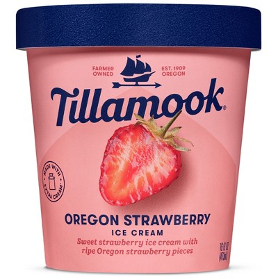 Tillamook Oregon Strawberry Frozen Ice Cream - 16 fl oz