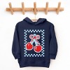 The Juniper Shop Patriotic Cherries Checkered Toddler Hoodie - 2 of 4