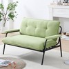 NicBex Modern Loveseat Sofa Small Couch with Sturdy Metal Frame,Corduroy Lounge Sofa Chair for Living Room,Apartment - 2 of 4