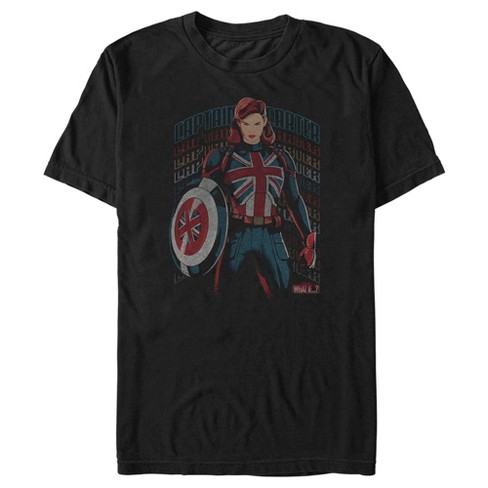 Men's Marvel What If…? Carter T-shirt - Black - Medium : Target