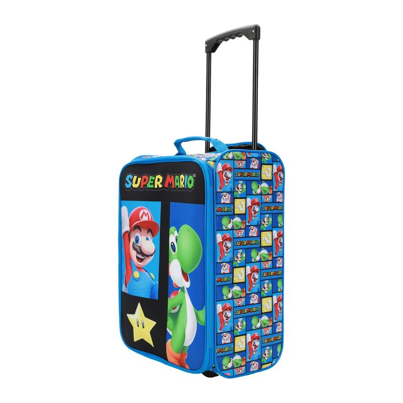 Super Mario Bros Mario & Yoshi Blue 18” Pilot Case, 2 of 7