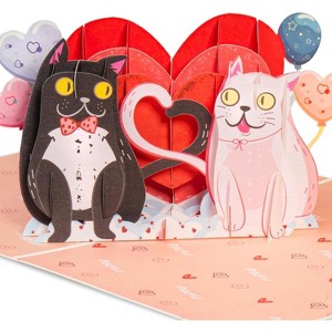 Paper Love 3D Valentines Day Pop Up Card - 8"x6" Frndly - 1 of 4