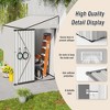 DOMETOUR Storage Shed, Single Hinge Door, Solid Structural Design, Good Ventilation, Surface With Protective Film, And Suitable For Various Scenarios - 3 of 4