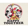 Seven Times Six Disney Kids' Mickey Mouse Mouse and Friends Happy Together Unisex T-Shirt Beige - image 2 of 4