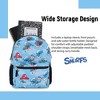 Smurfs Allover Print Backpack - Smurfs, Smurfette, Papa Smurf and Gargamel - Adult and Kids School Bag (Blue), Blue - 3 of 4