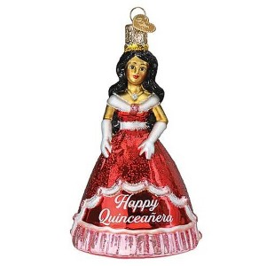 Old World Christmas 4.75 In La Quinceañera Christmas Tree Ornament , Latin Mexican (1PC) - 1 of 3