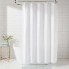 Dyed Clipped Diamond Shower Curtain White - Threshold™ : Target