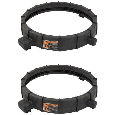 2) Pentair 59052900 Clean Clear Pool Spa Filter Predator Locking Ring Assemblies