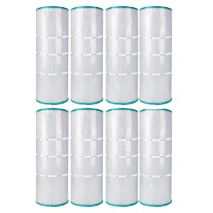 Hurricane Filters Advanced Spa Filter Cartridge for C-7477, PA75SV, FC-1260, Hayward C-570, C3020, C3000, C3000S, and Sta-Rite PRC 75, 8 Pack - 1 of 4