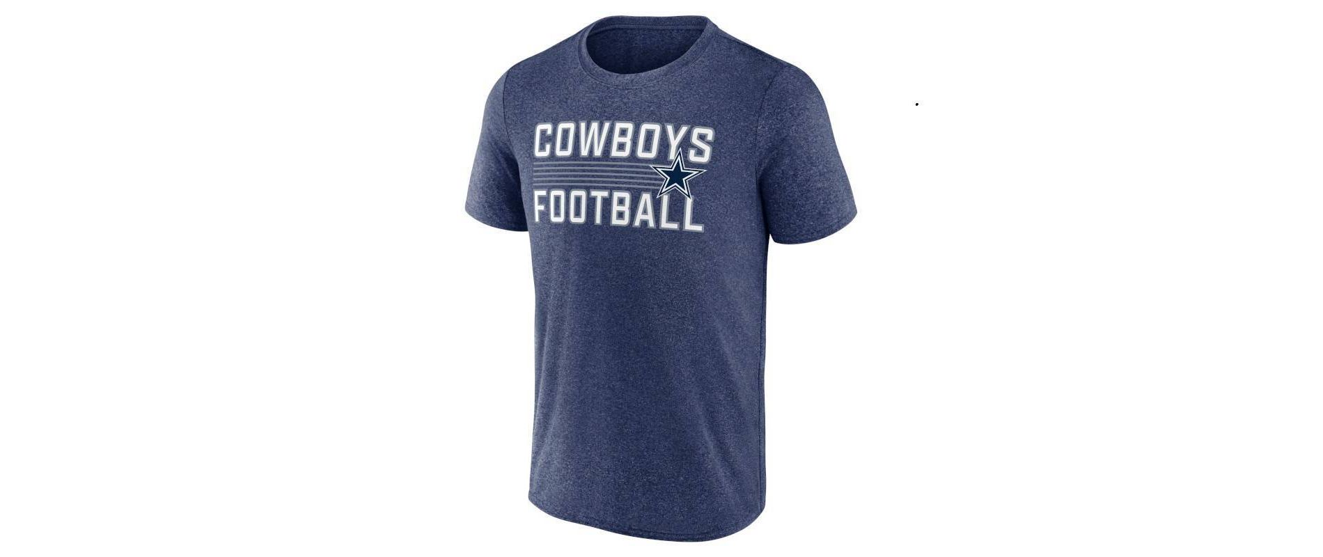 NFL Dallas Cowboys Men's Heathered Short Sleeve Athleisure T-Shirt