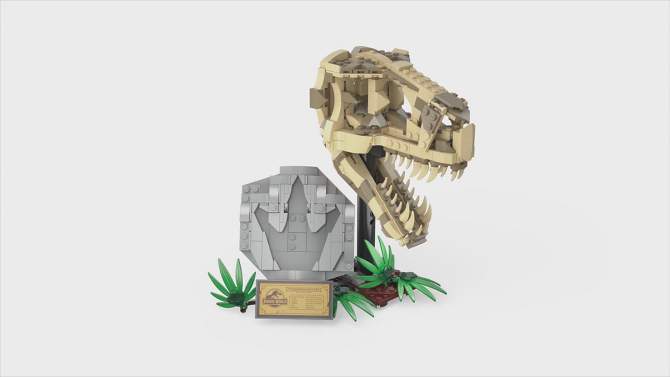 LEGO Jurassic World Dinosaur Fossils: T. rex Skull Toy 76964, 2 of 10, play video