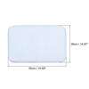 Unique Bargains Microfiber Ultra Absorbent Fast Drying Dish Drying Mat 19.69 x 14.97 Inch Blue 2 Pcs - 2 of 4